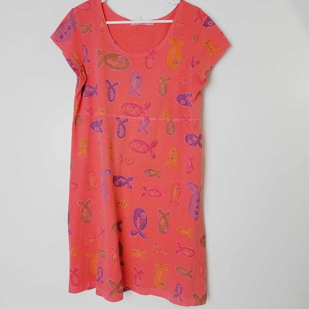 Fresh Produce Fish Print Cotton Dress